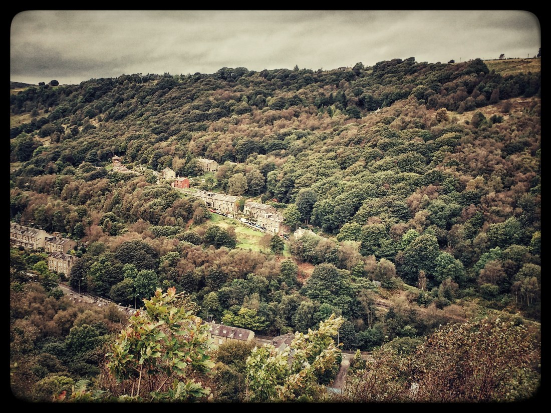 Charlestown and Knott Wood, Upper Calder Valley, September 2016